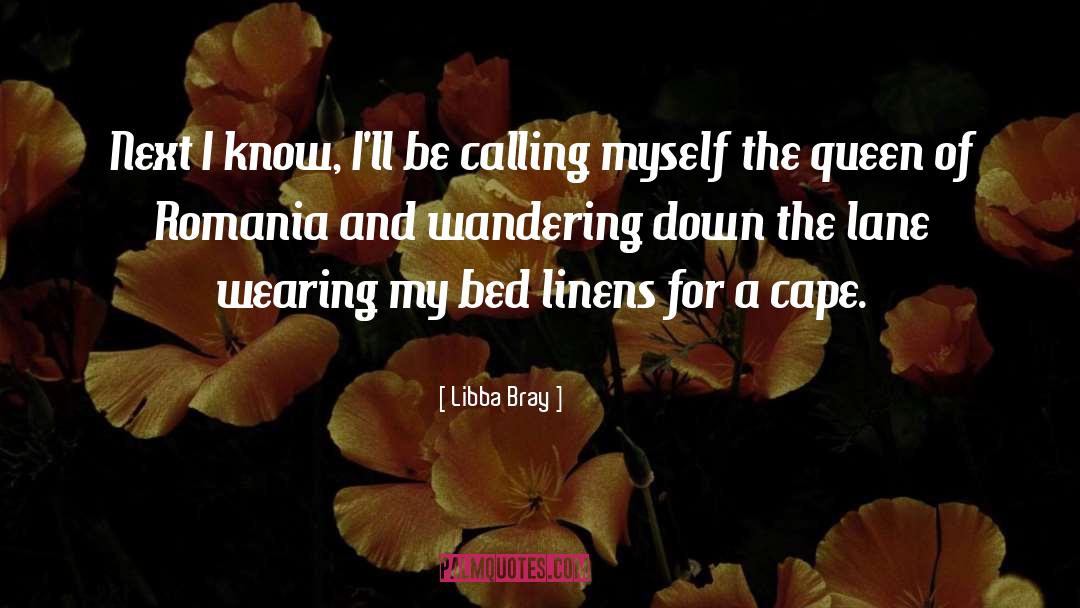 Cape quotes by Libba Bray