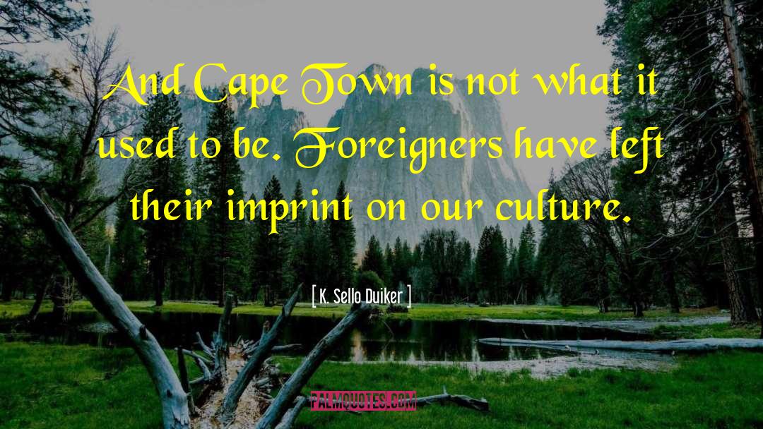 Cape Town quotes by K. Sello Duiker