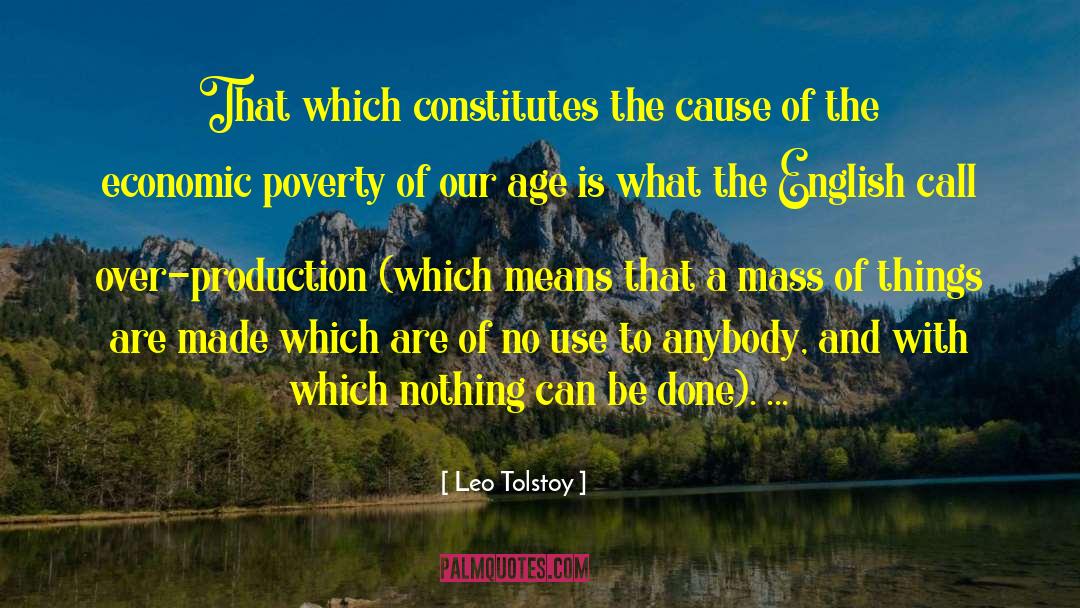 Capital Accumulation quotes by Leo Tolstoy