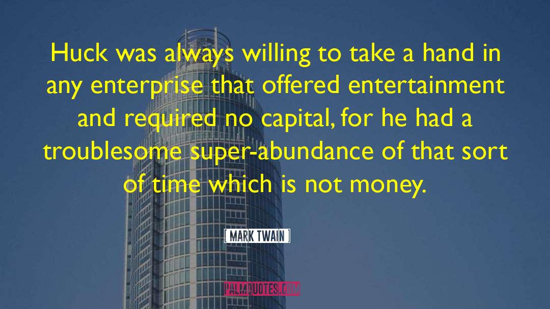 Capital Investment quotes by Mark Twain