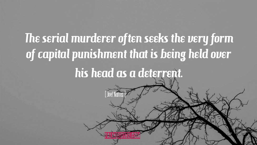 Capital Punishment quotes by Joel Norris