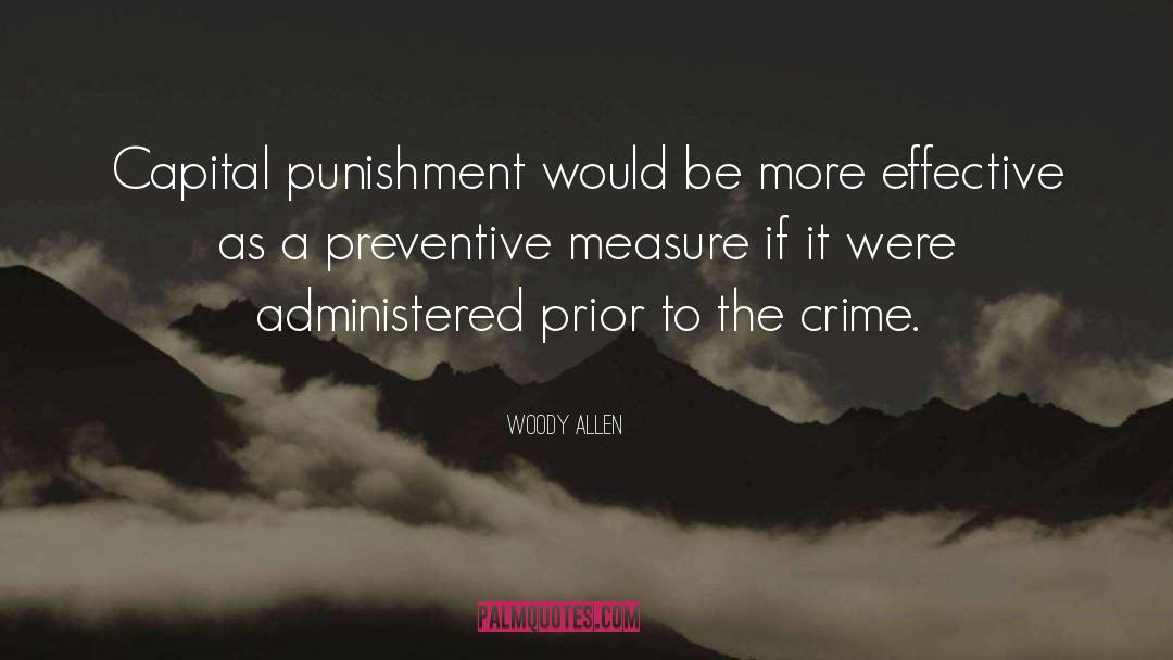 Capital Punishment quotes by Woody Allen