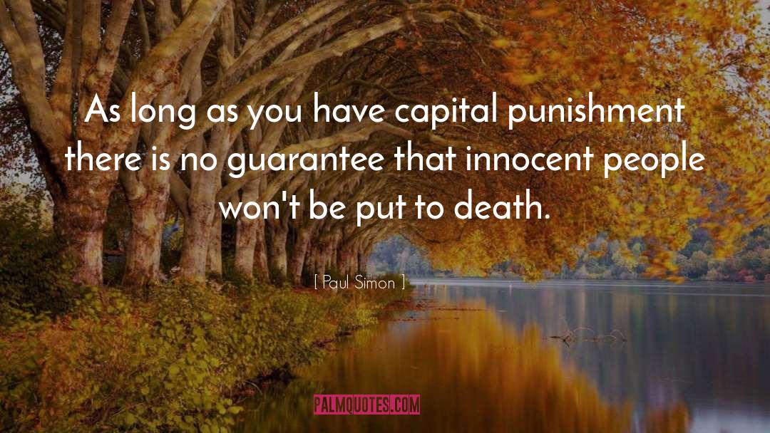 Capital Punishment quotes by Paul Simon