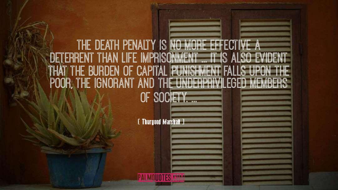 Capital Punishment quotes by Thurgood Marshall