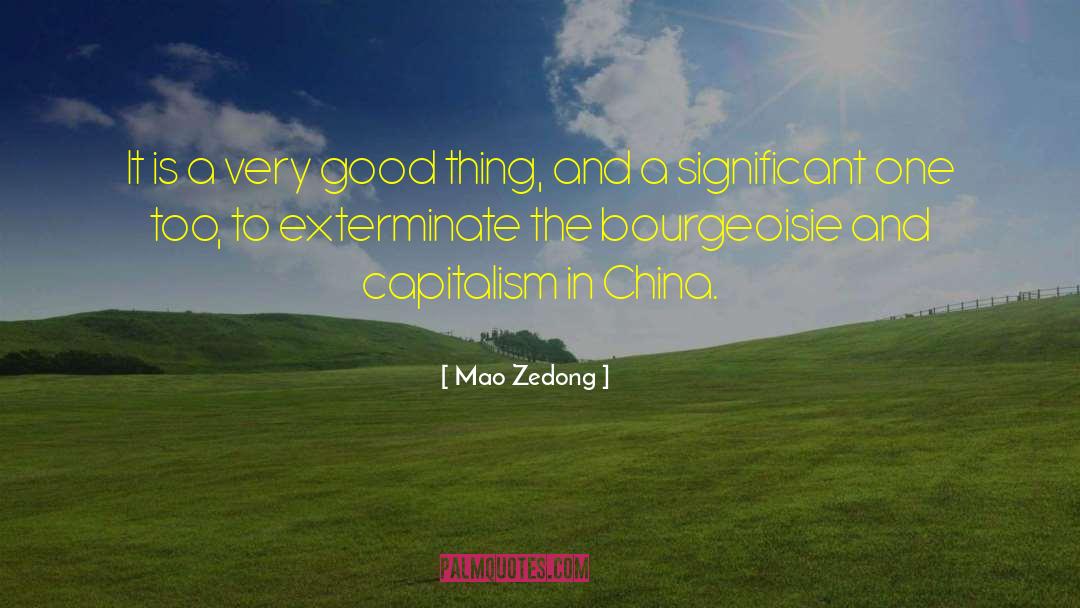 Capitalism And Communism quotes by Mao Zedong