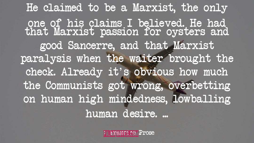 Capitalism And Communism quotes by Francine Prose