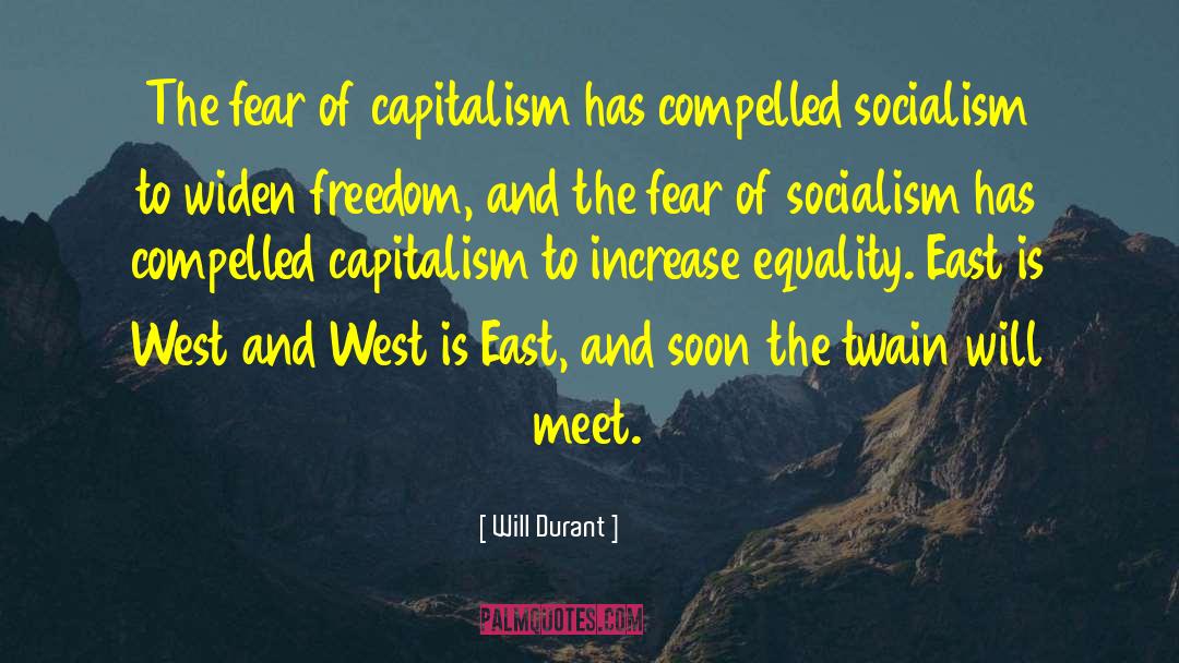 Capitalism And Socialism quotes by Will Durant