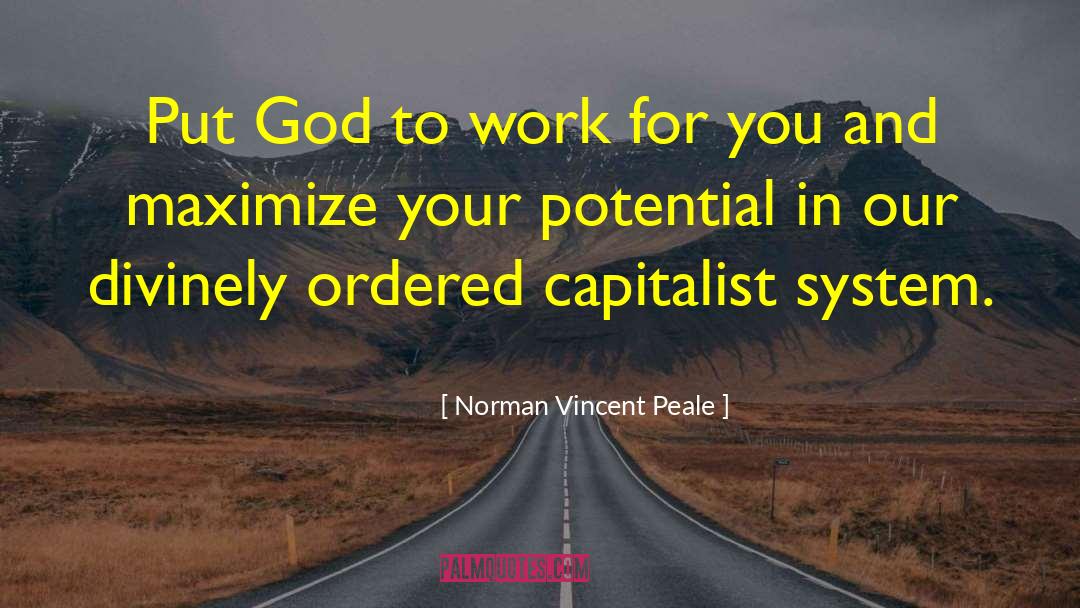 Capitalist quotes by Norman Vincent Peale