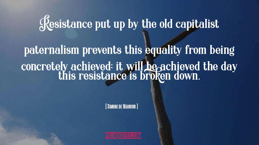 Capitalist quotes by Simone De Beauvoir