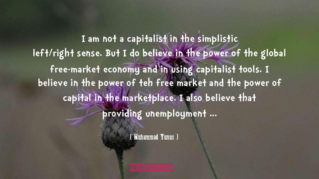 Capitalist quotes by Muhammad Yunus