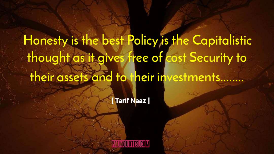 Capitalist quotes by Tarif Naaz