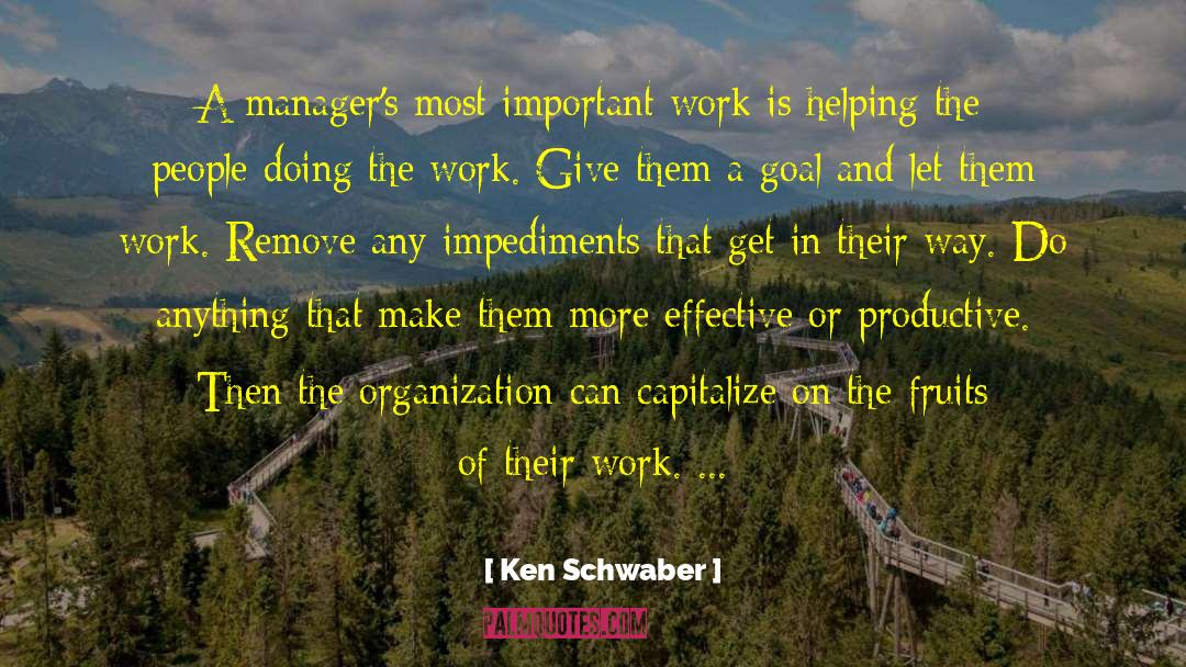 Capitalize quotes by Ken Schwaber