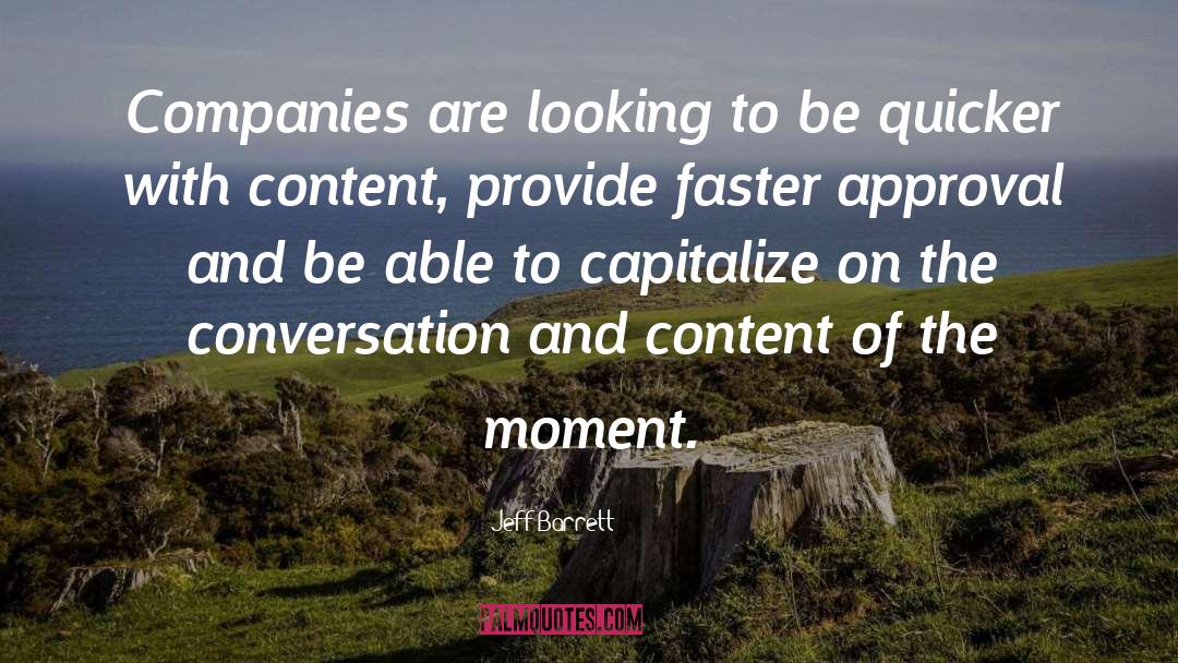 Capitalize quotes by Jeff Barrett