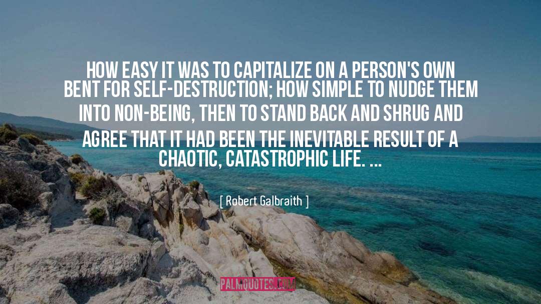 Capitalize quotes by Robert Galbraith