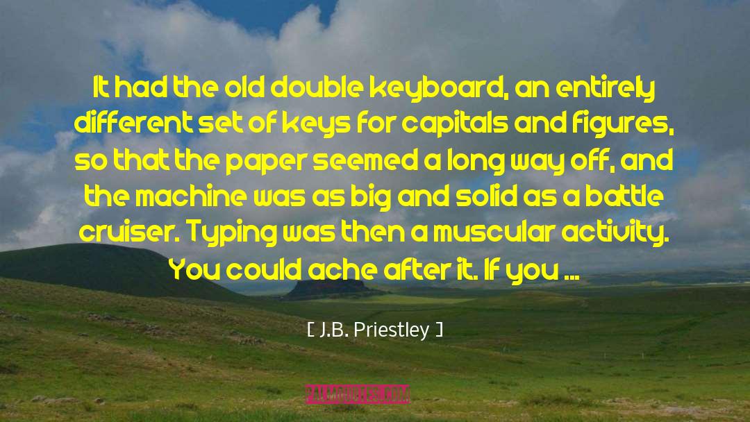 Capitals quotes by J.B. Priestley