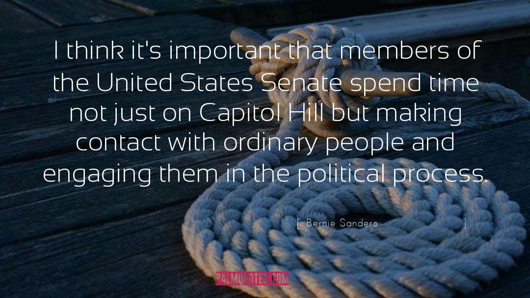 Capitol Hill quotes by Bernie Sanders