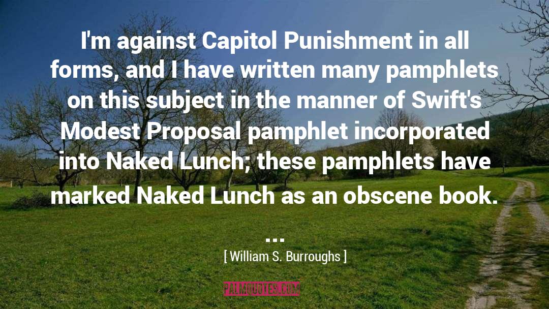 Capitol quotes by William S. Burroughs