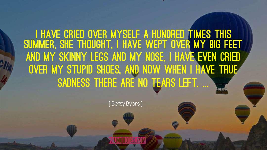 Caporicci Shoes quotes by Betsy Byars