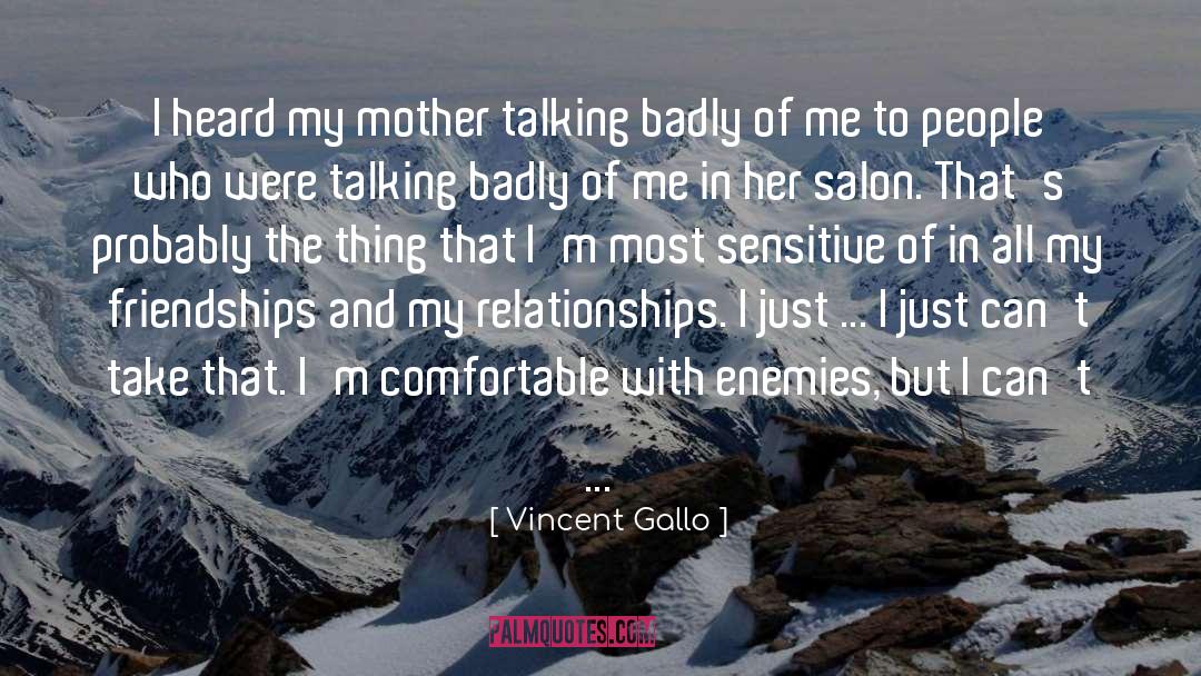 Capozzi Salon quotes by Vincent Gallo