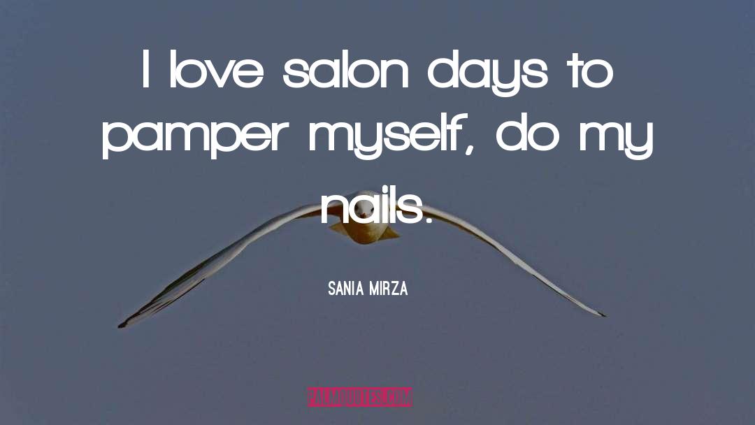 Capozzi Salon quotes by Sania Mirza