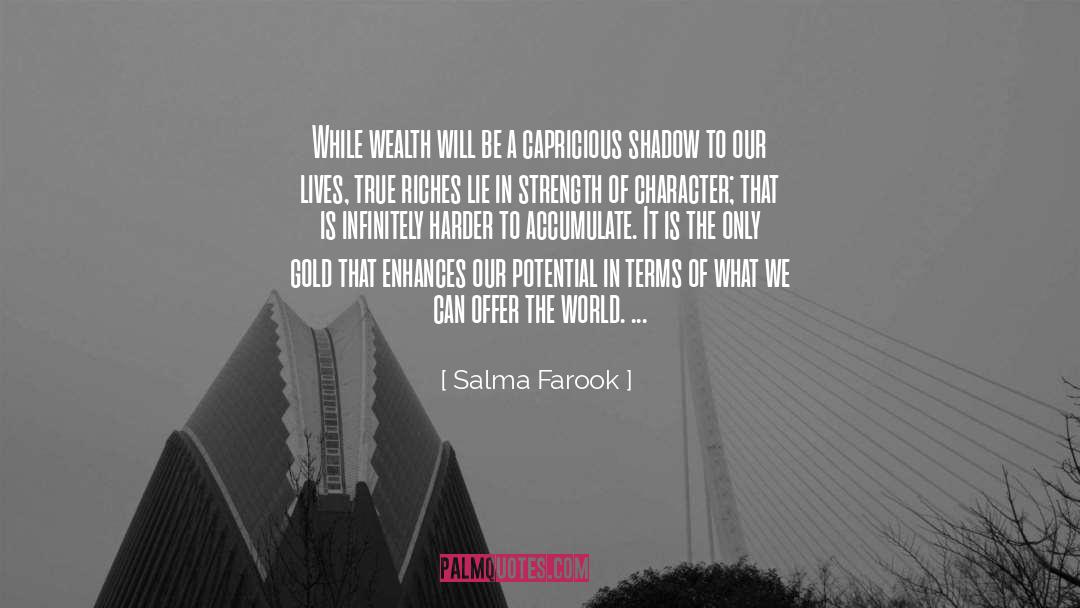 Capricious quotes by Salma Farook