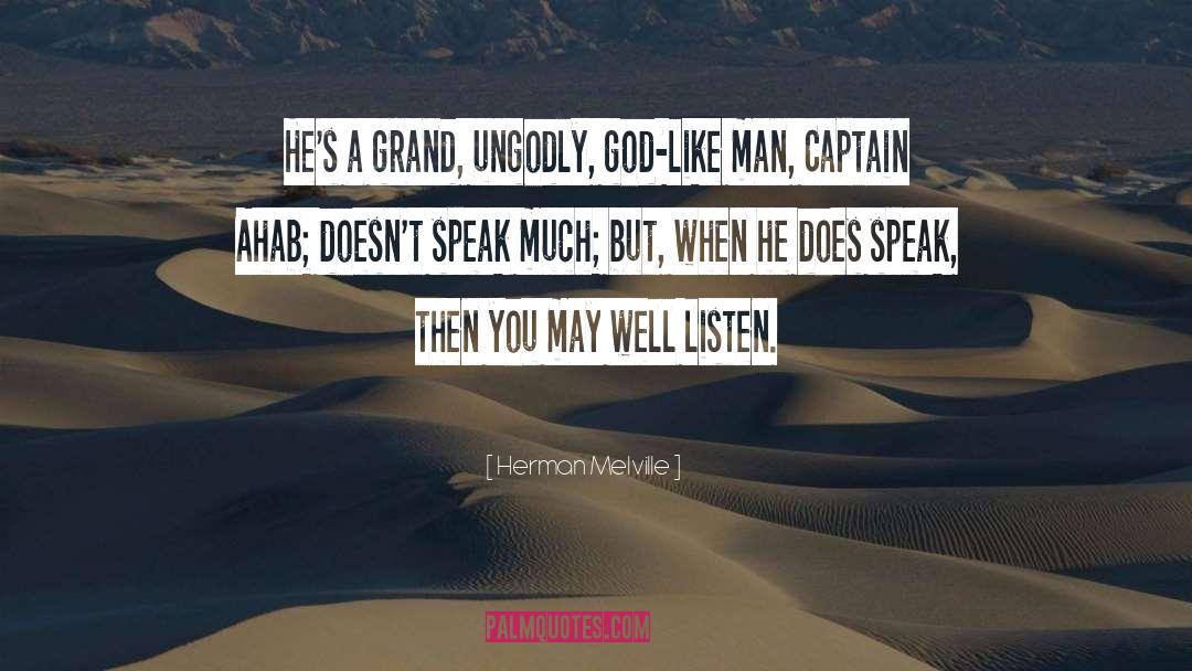 Captain Ahab Last quotes by Herman Melville