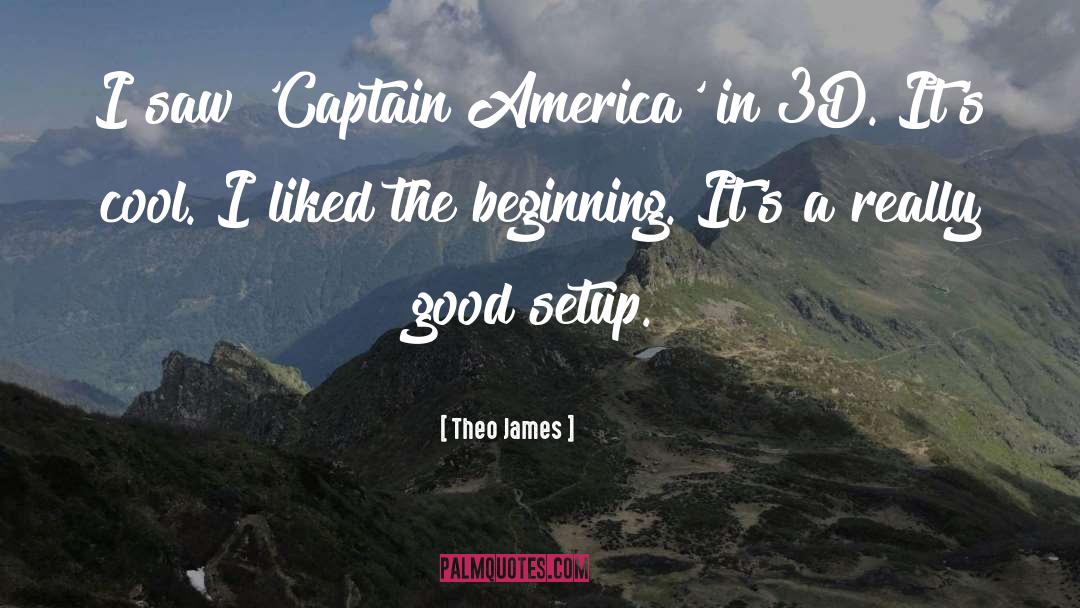 Captain America quotes by Theo James