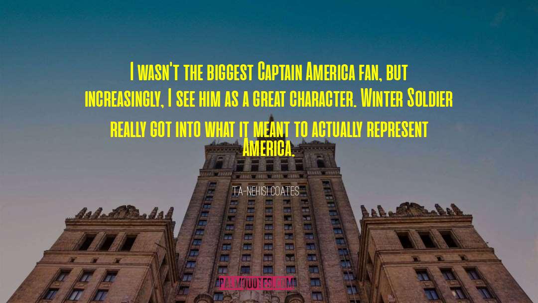 Captain America quotes by Ta-Nehisi Coates