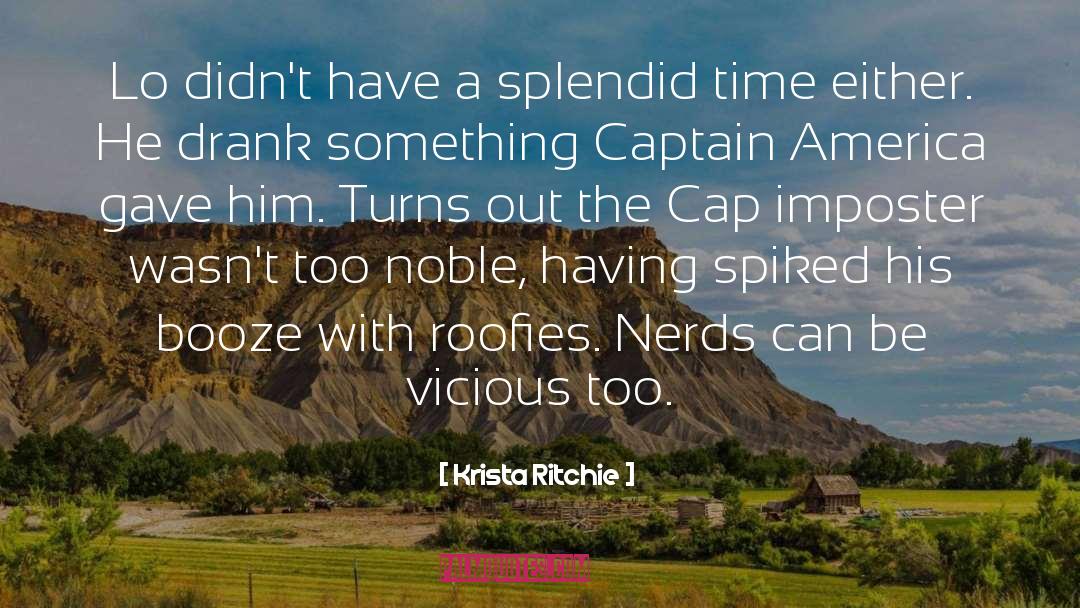 Captain America quotes by Krista Ritchie