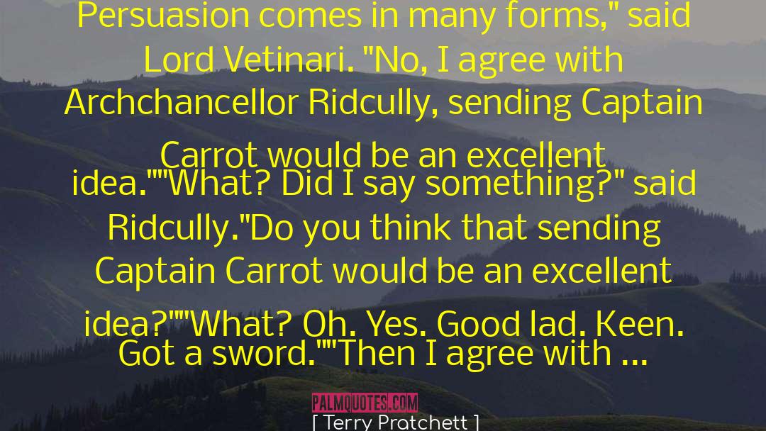 Captain Billington quotes by Terry Pratchett