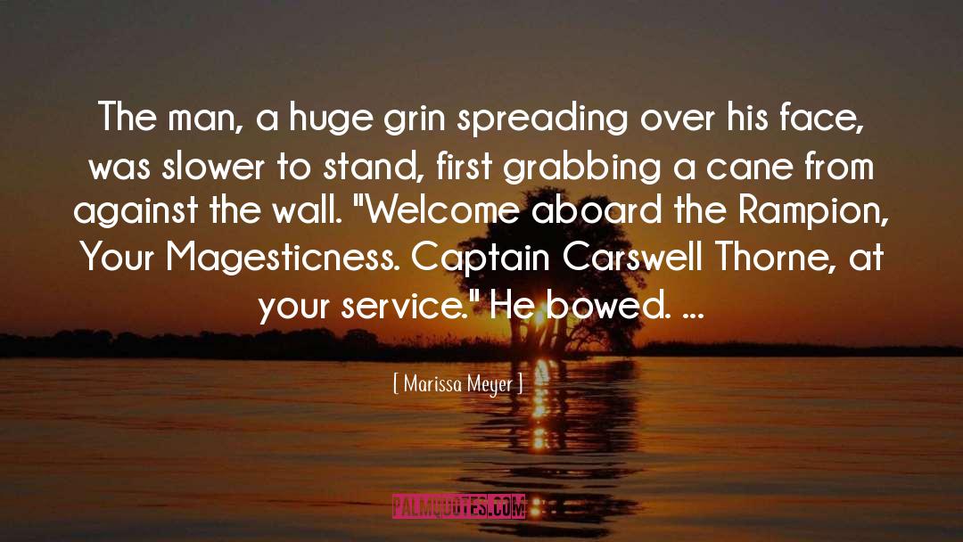 Captain Carswell Thorne quotes by Marissa Meyer