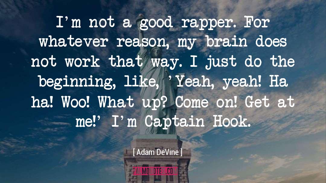 Captain Hook quotes by Adam DeVine