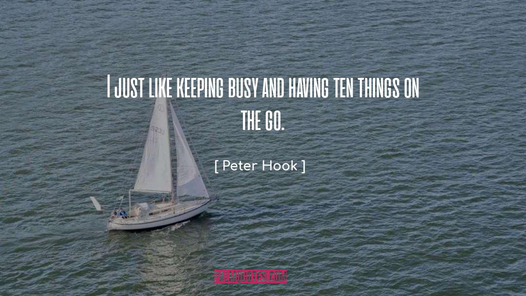 Captain Hook Smee quotes by Peter Hook