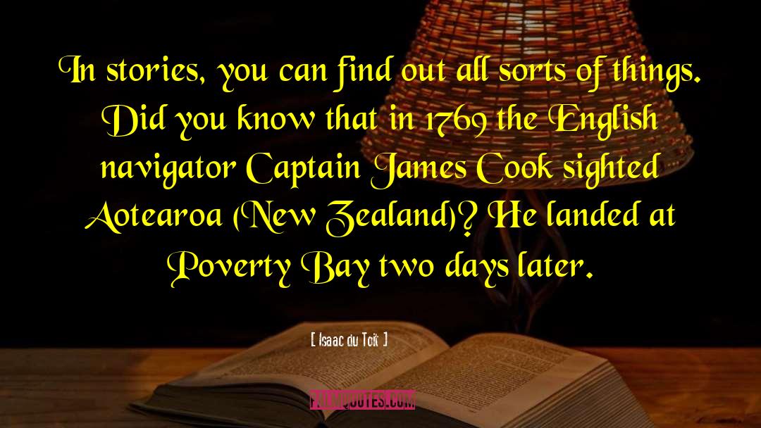 Captain James Cook quotes by Isaac Du Toit