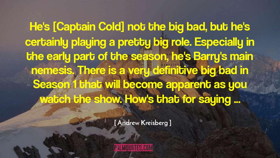 Captain Kirk quotes by Andrew Kreisberg