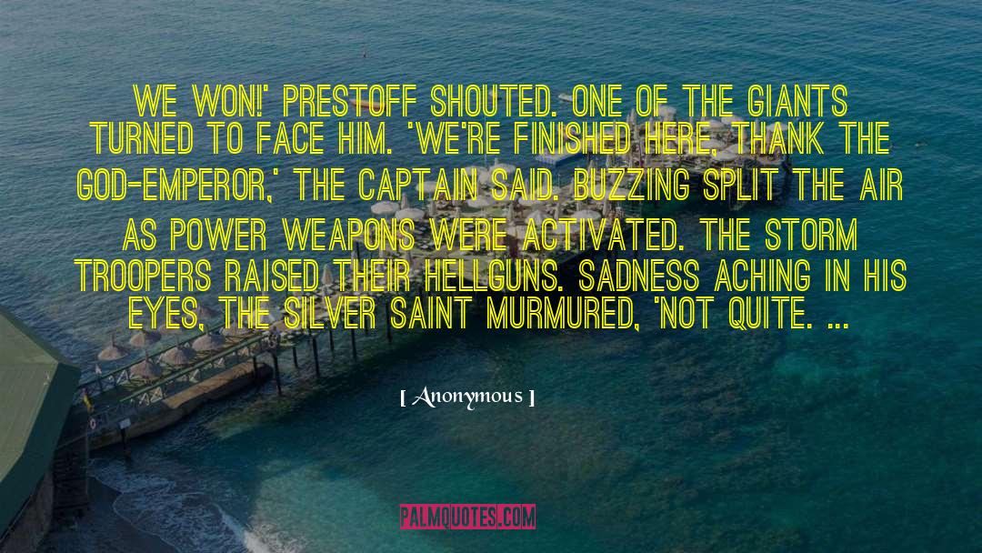 Captain Metropolis quotes by Anonymous