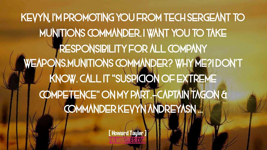 Captain Morris quotes by Howard Tayler