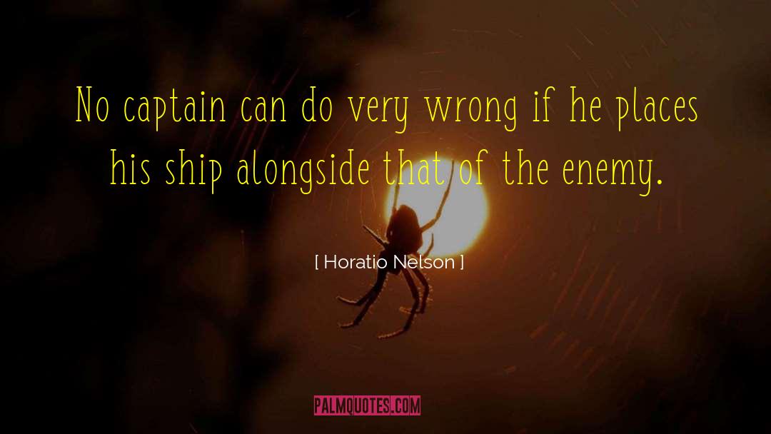 Captain Obvious Commercial quotes by Horatio Nelson