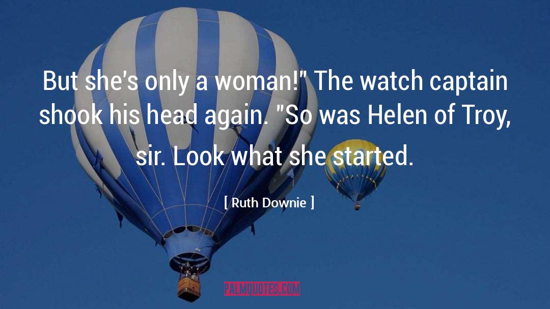 Captain quotes by Ruth Downie