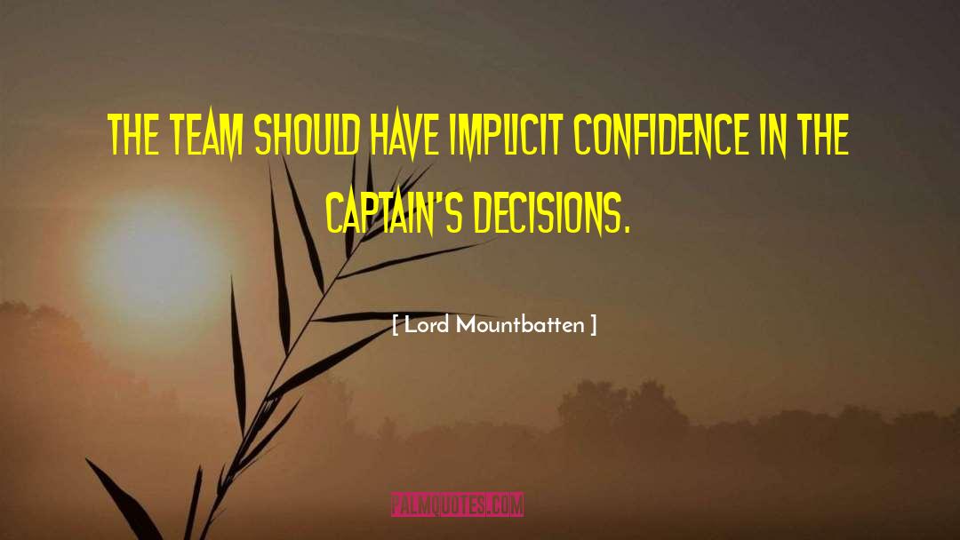 Captains quotes by Lord Mountbatten