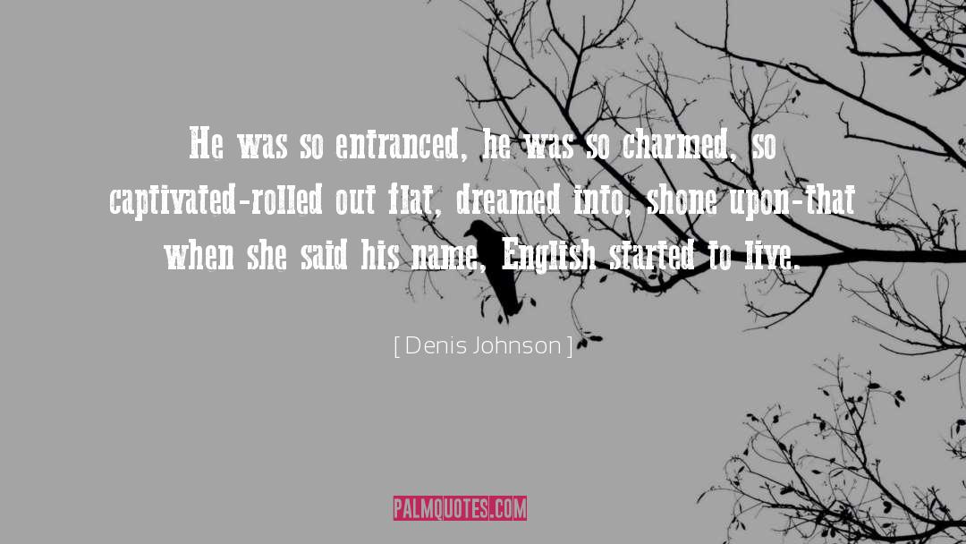 Captivated quotes by Denis Johnson