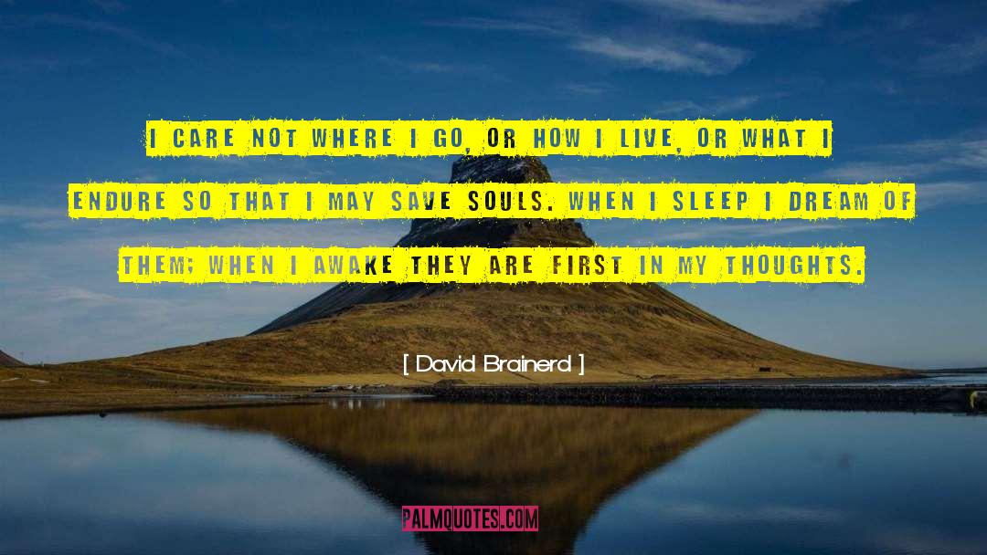 Captive Thoughts quotes by David Brainerd