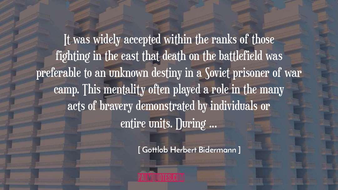 Captivity quotes by Gottlob Herbert Bidermann