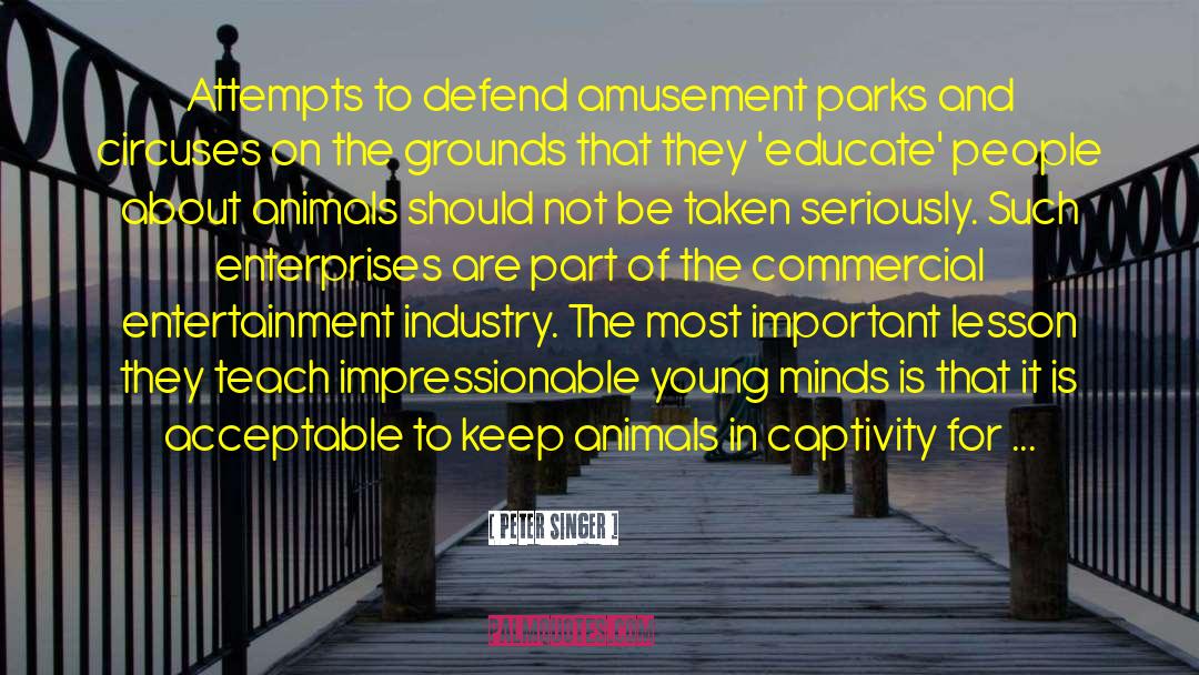 Captivity quotes by Peter Singer