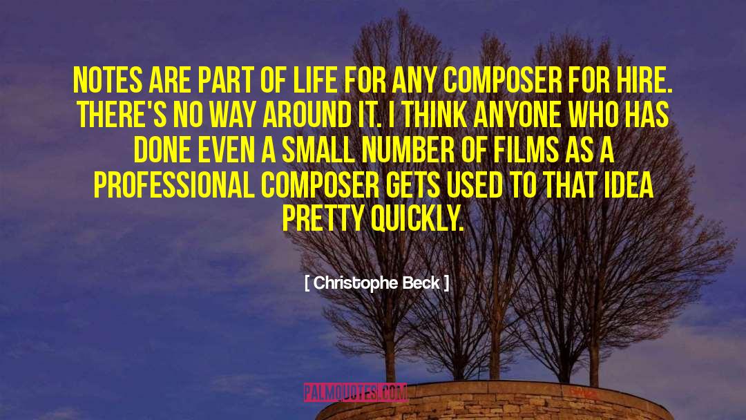 Capturing Ideas quotes by Christophe Beck