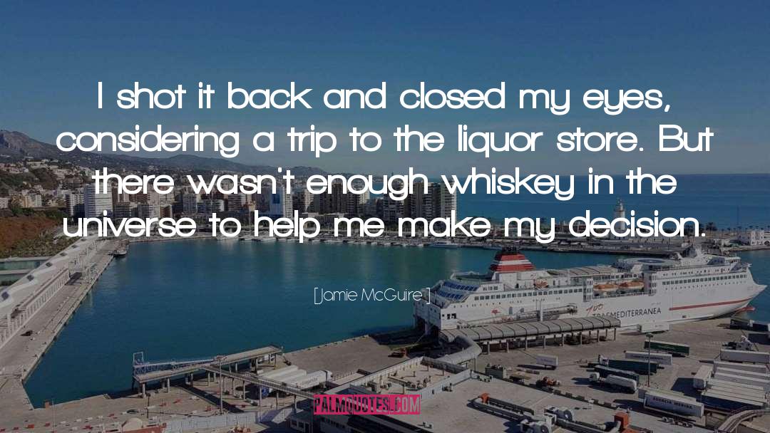 Caputis Liquor quotes by Jamie McGuire