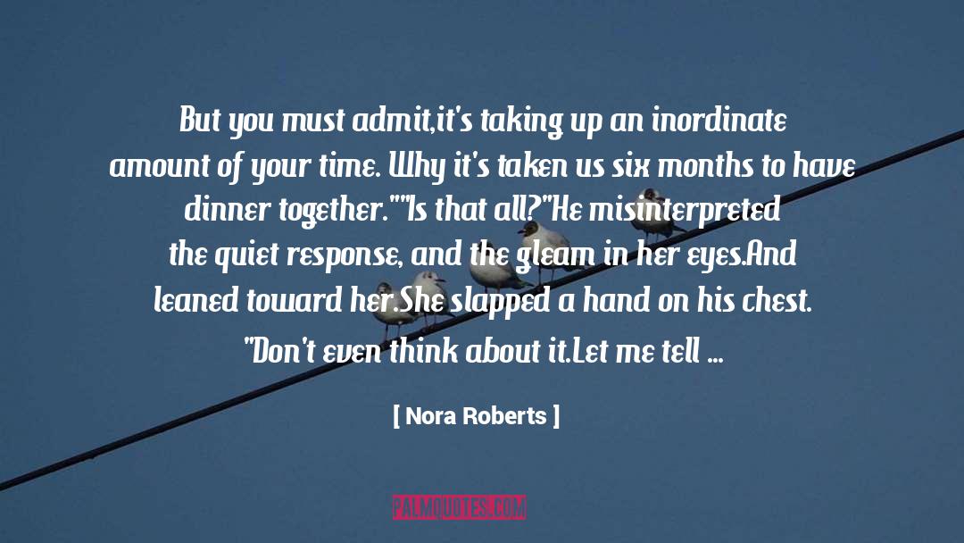 Car Door quotes by Nora Roberts