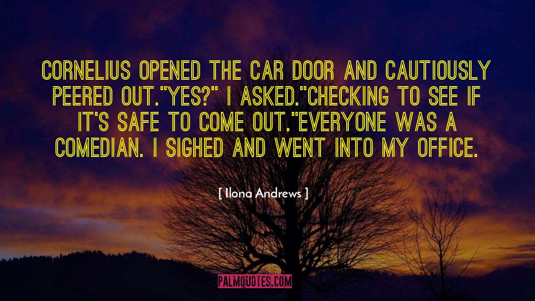 Car Door quotes by Ilona Andrews