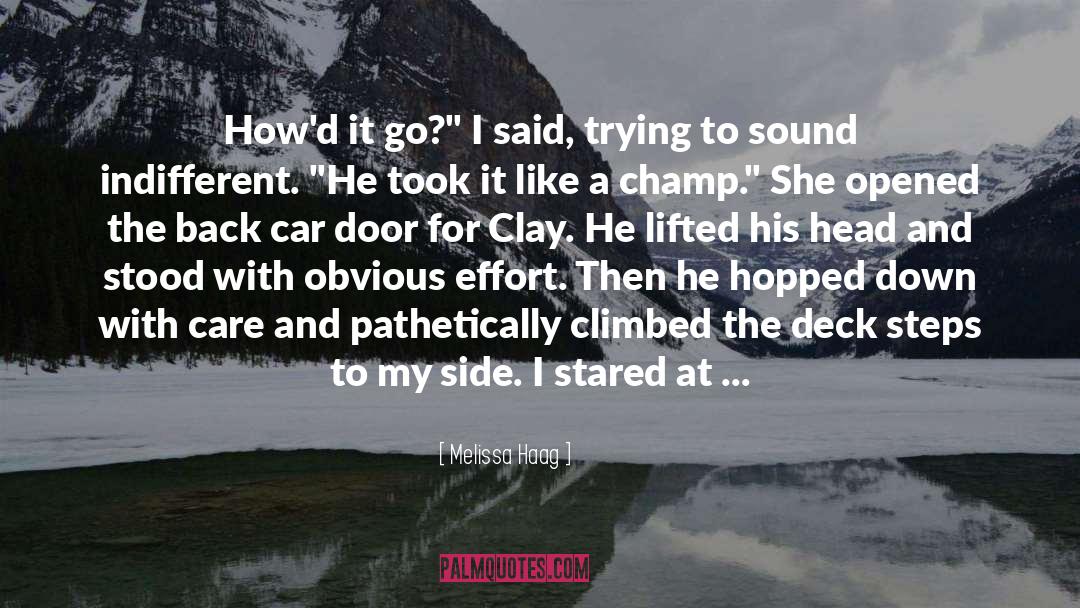 Car Door quotes by Melissa Haag