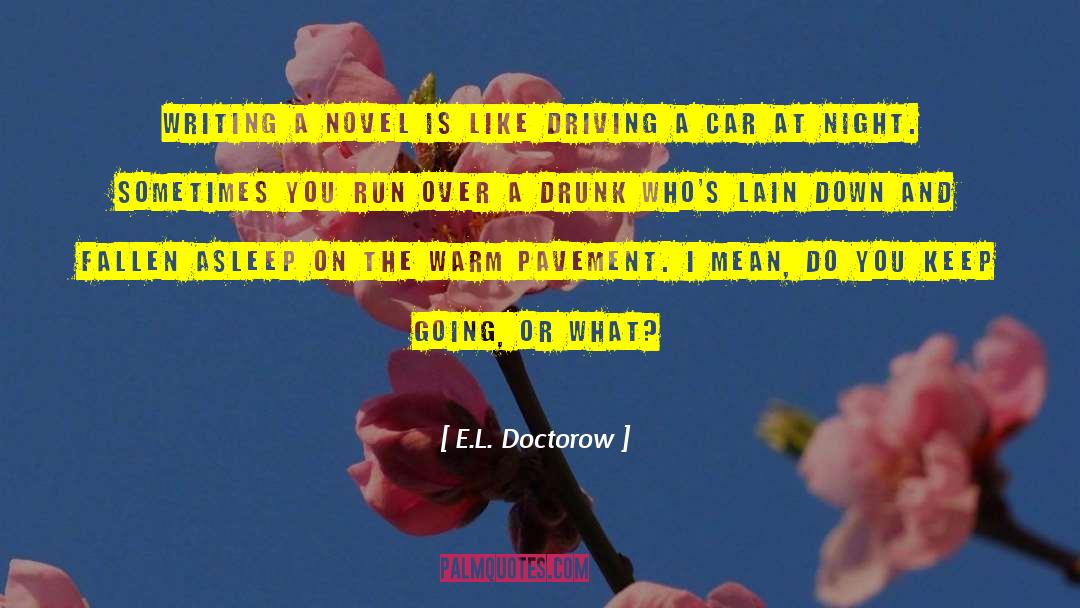 Car Driving quotes by E.L. Doctorow